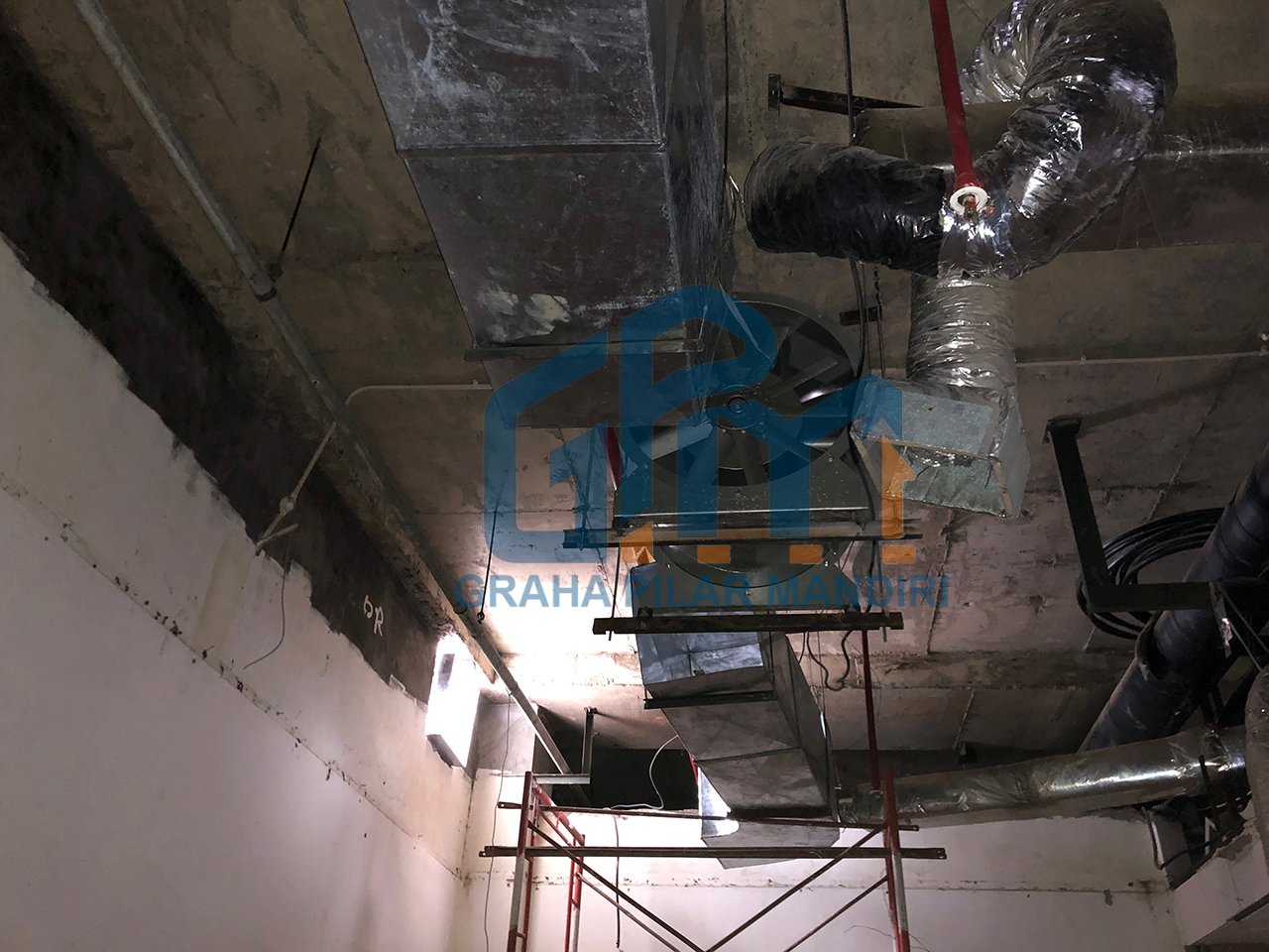 Pekerjaan Instalasi Ducting.