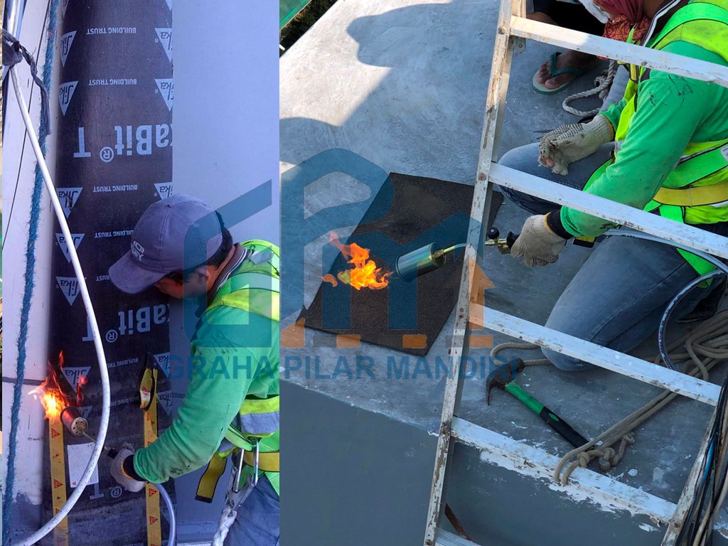 Pekerjaan Membran / Waterproofing.